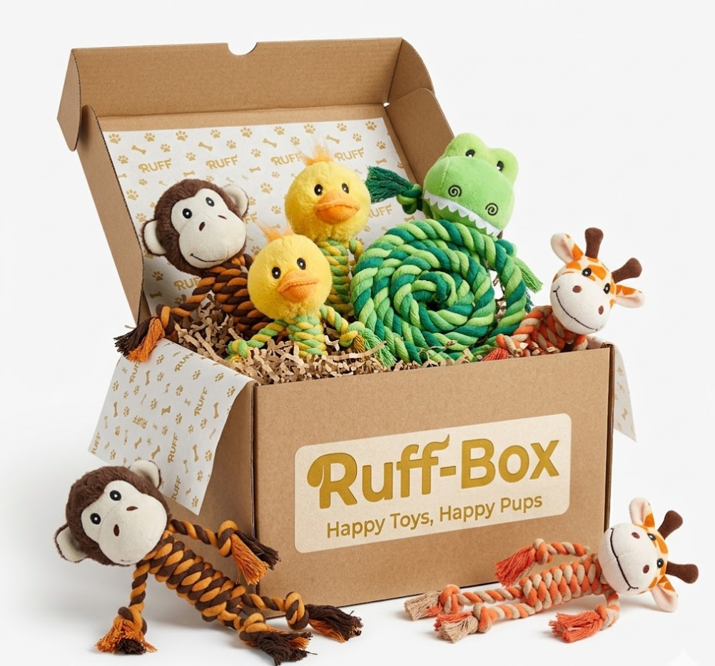 Ruff Box™ – The Ultimate Monthly Dog Toy & Treat Box 1
